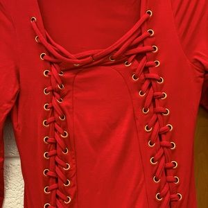 Women’s Venus Red Long Sleeved Shirt